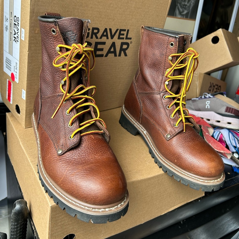 Gravel Gear Men’s Boots size 8.5 Brand New never been wore